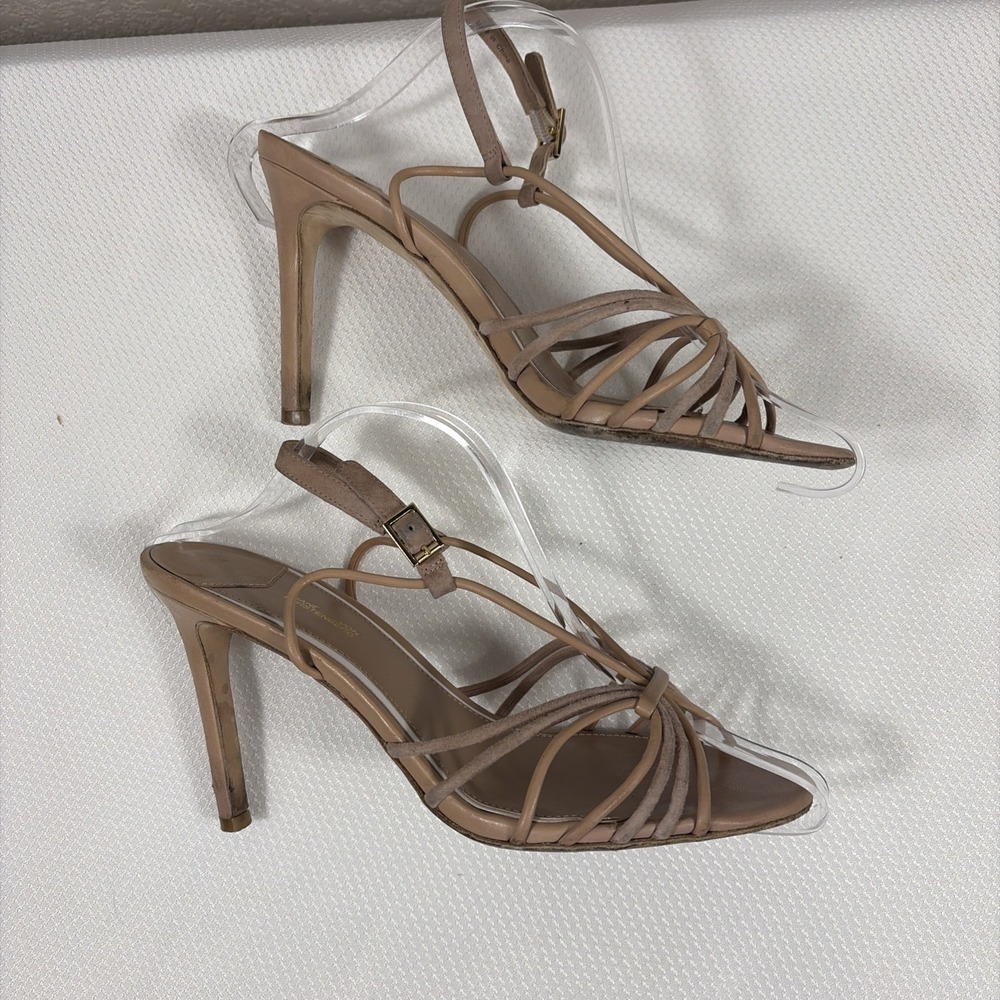 Diane von Furstenberg Women's Milena Nude Specchio High Heels size 8.5 / 38.5 - Picture 3 of 9